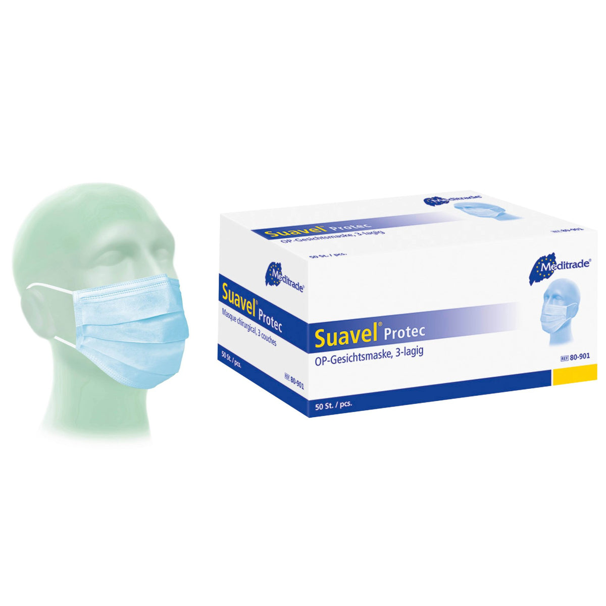 Meditrade Suavel® Protec medical disposable face mask 