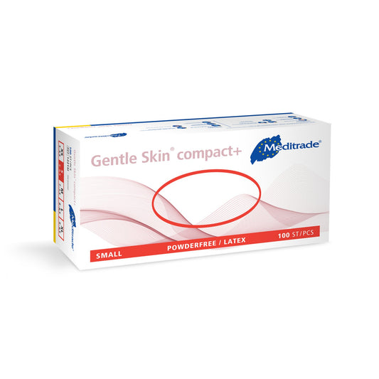 Meditrade Gentle Skin® compact Latex Einmalhandschuh