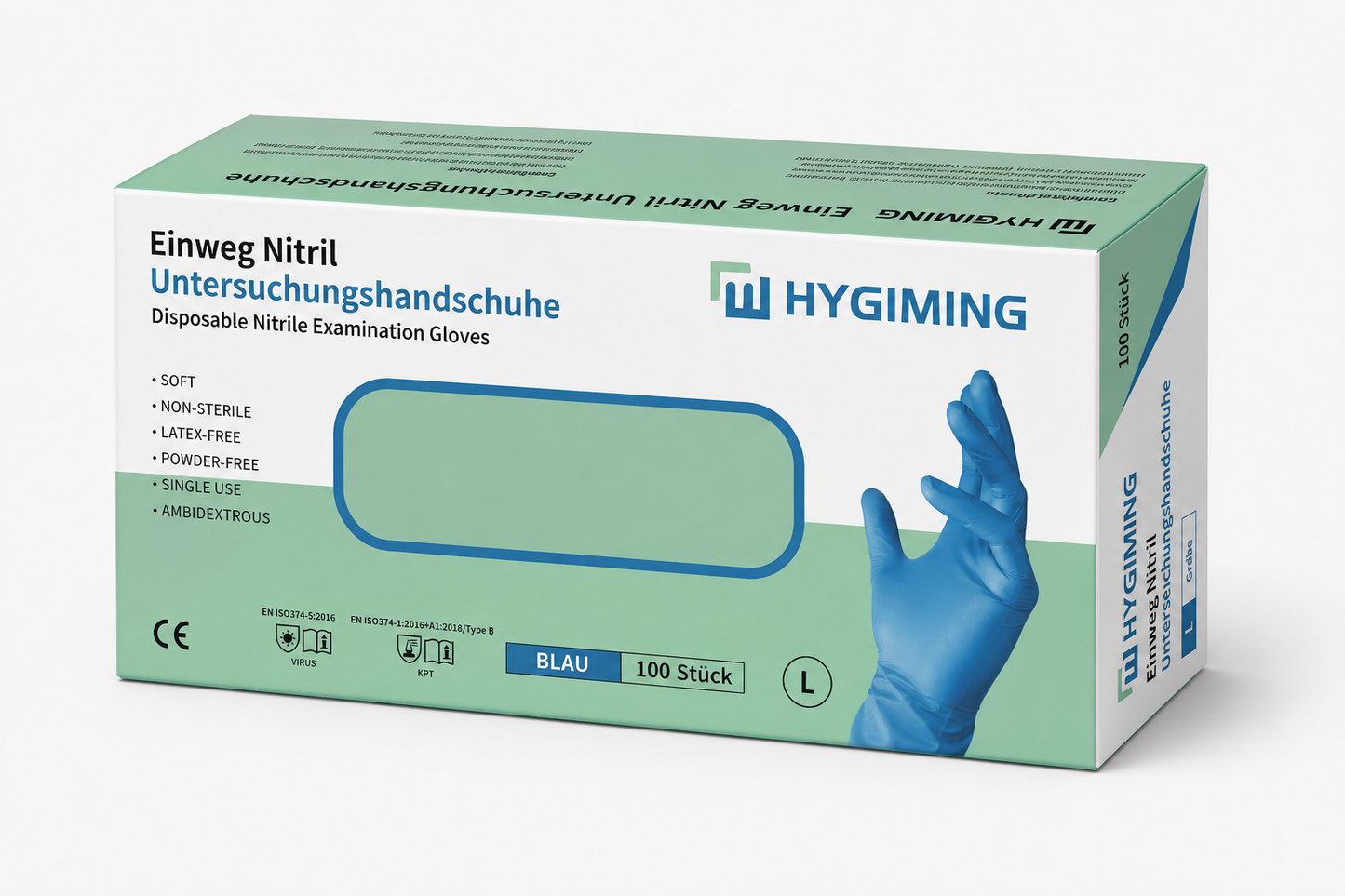 HYGIMING Nitril® Einmalhandschuh, 100 Stk