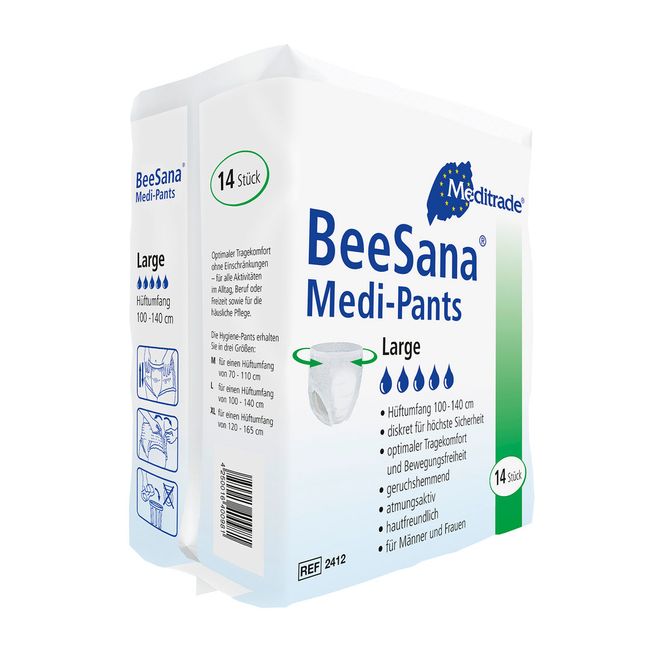 Meditrade BeeSana Medi-Pants Diskrete Einweghose Inkontinenzhöschen